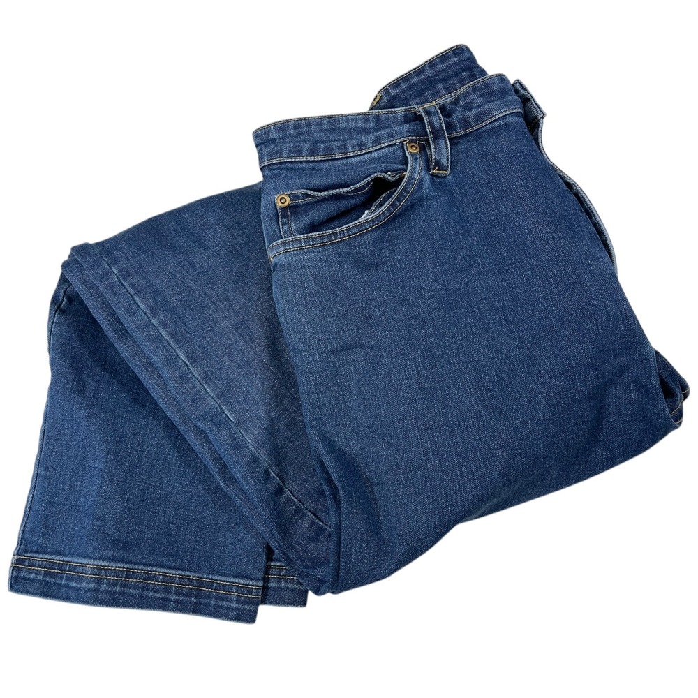 Orton Brothers 36x29 Blue Denim Jeans Straight Leg High Rise Workwear Americana